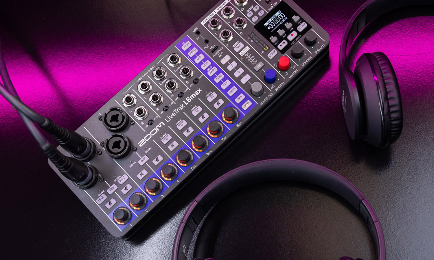 ZOOM LiveTrak L6max (fot. Zoom)