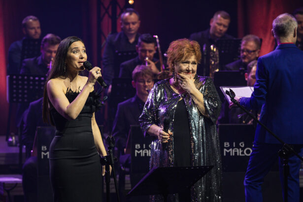 Big Band Małopolski, Dorota Miśkiewicz i Lora Szafran (fot. Sobiesław Pawlikowski)