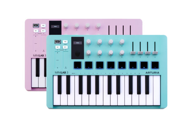 Arturia MiniLab 3 Aquamarine & Rose Quartz (fot. Arturia)