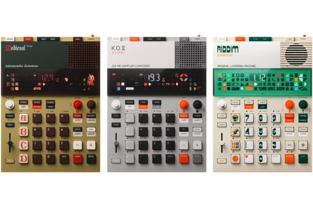 EP–133 K.O. II, EP–1320 medieval i EP–40 riddim (fot. teenage engineering)