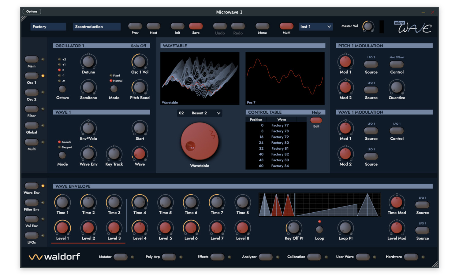 Waldorf Microwave 1 Plugin V2 (fot. Waldorf Music)